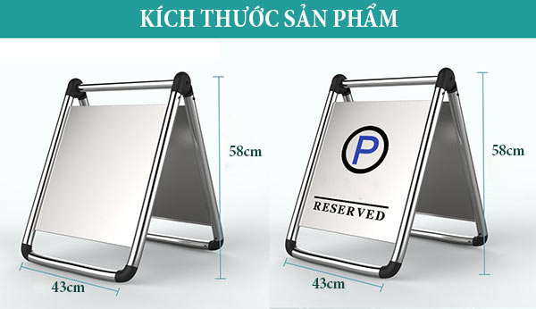 Tham khảo kích thước biển báo và cách in chữ lên mặt bảng