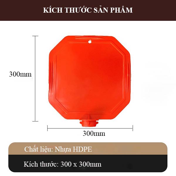Kích thước biển báo hình vuông cạnh 30cm
