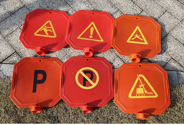 Biển báo dễ dàng in lên các thông điệp khác nhau