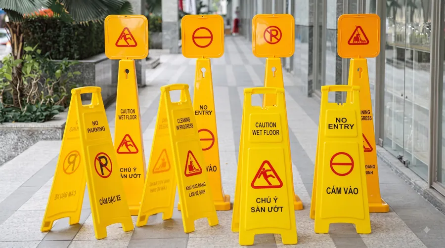 Các loại biển báo hiệu hình trụ chữ A