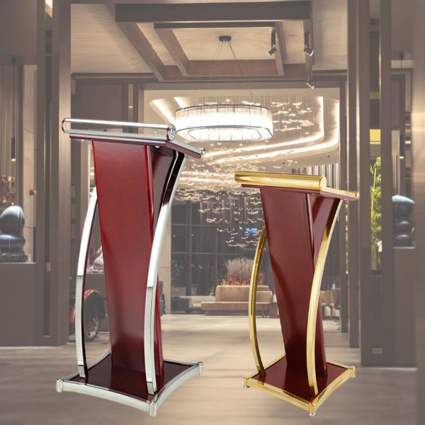 2 phiên bản màu sắc của bục đứng phát biểu hội nghị