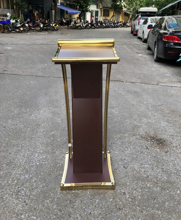 Hình ảnh thực tế của bục đứng phát biểu