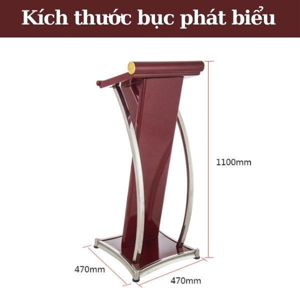 Tham khảo ngay kích thước bục đứng nói chuyện sự kiện