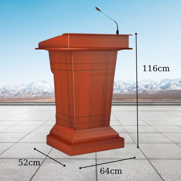 Tham khảo kích thước bục phát biểu gỗ công nghiệp