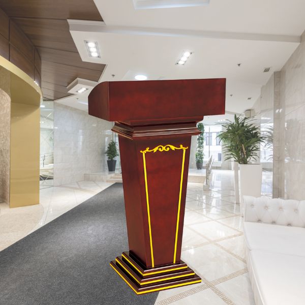 Đường nét bục phát biểu sự kiện chỉn chu