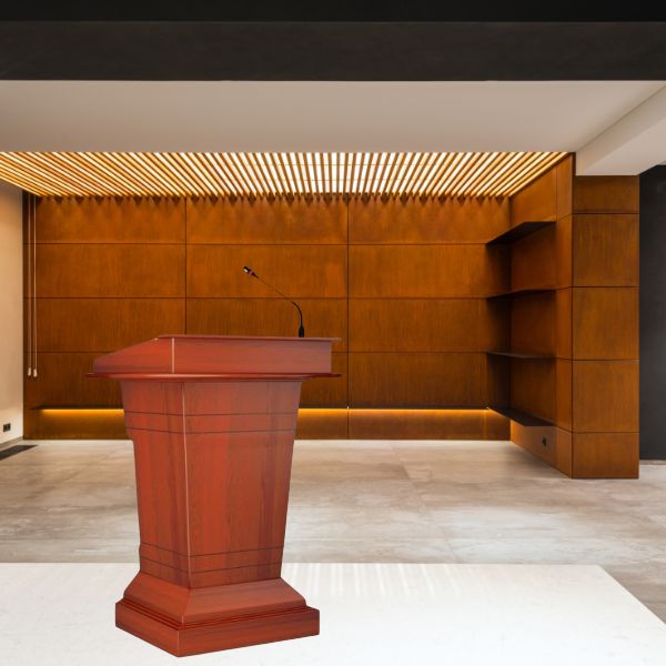 Bục đứng phát biểu hội nghị bằng gỗ truyền thống
