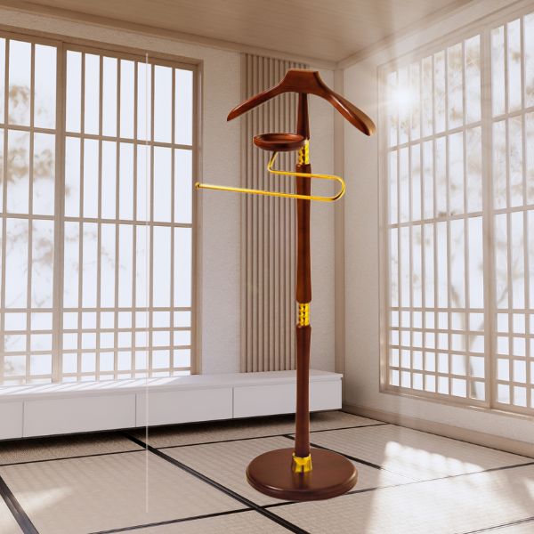 Cây treo áo vest bằng gỗ