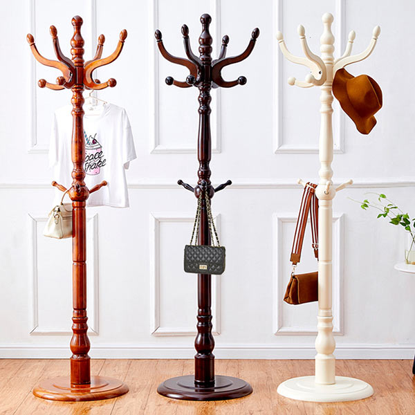 Cây treo quần áo gỗ với 3 tông màu bắt mắt
