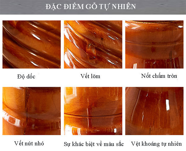 Sự khác biệt của gỗ tự nhiên