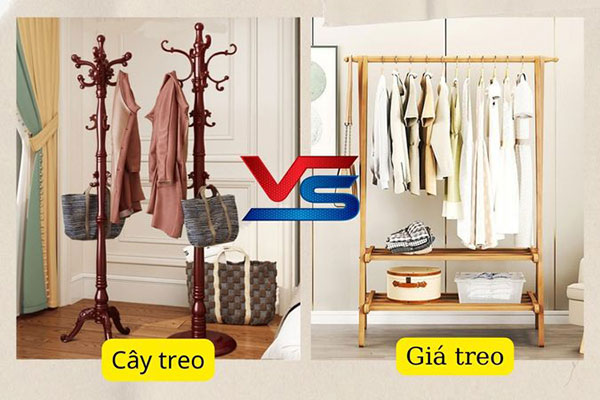 So sánh cây treo và giá treo đồ