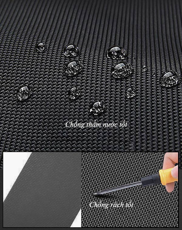 Dây căng tông màu đen, có thể in logo lên trên