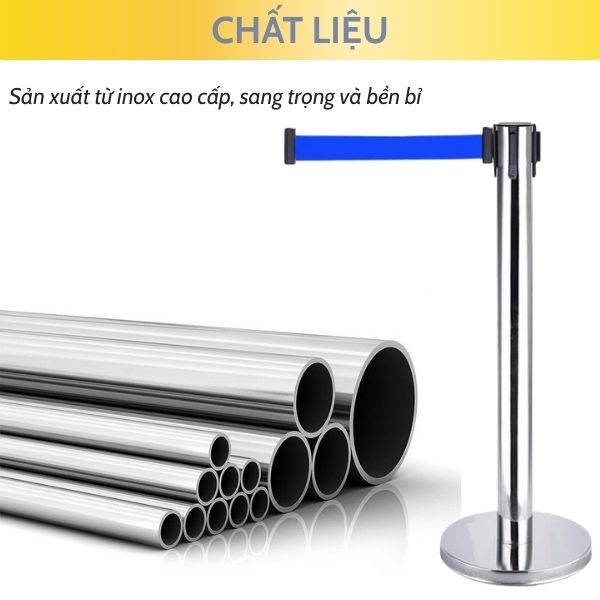 Cột chắn sản xuất bằng inox