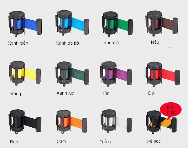 Dây căng màu sắc phong phú, đa dạng