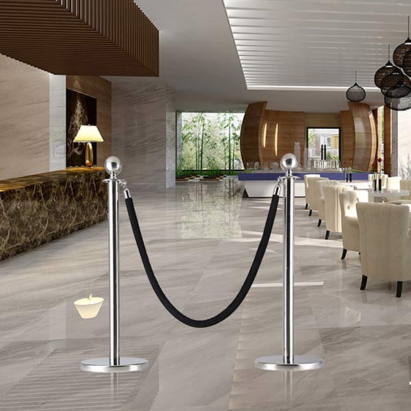 Cột chắn phân làn hoàn thiện gồm nhiều chi tiết ghép lại