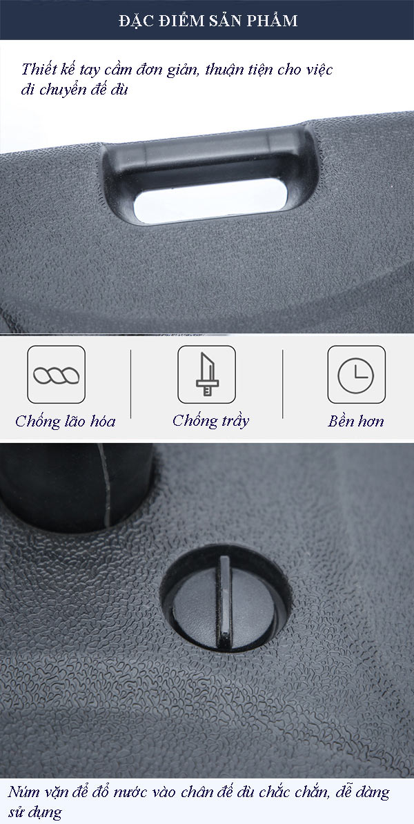 Chân đế ô ngoài trời 20L