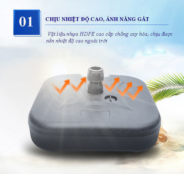 Chân đế ô ngoài trời 20L