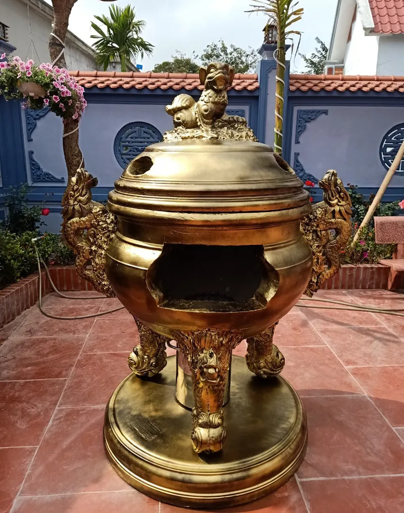 Lò đốt vàng mã - Đỉnh hóa vàng tốt