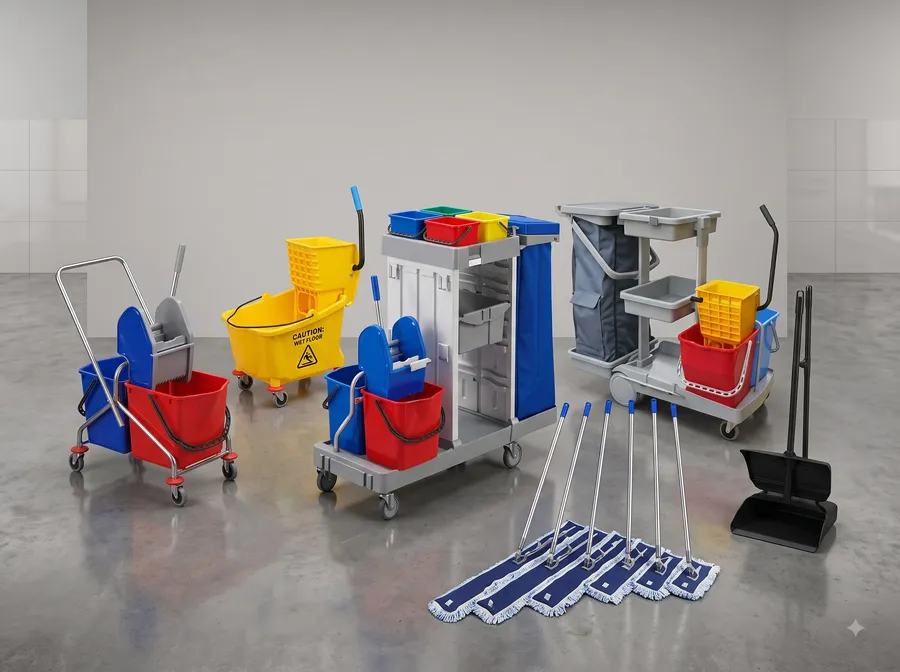Các thiết bị dụng cụ vệ sinh khách sạn, nhà hàng