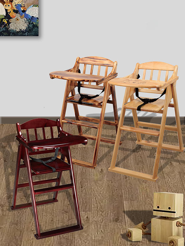 Ghế gỗ trẻ em ngồi nhà hàng