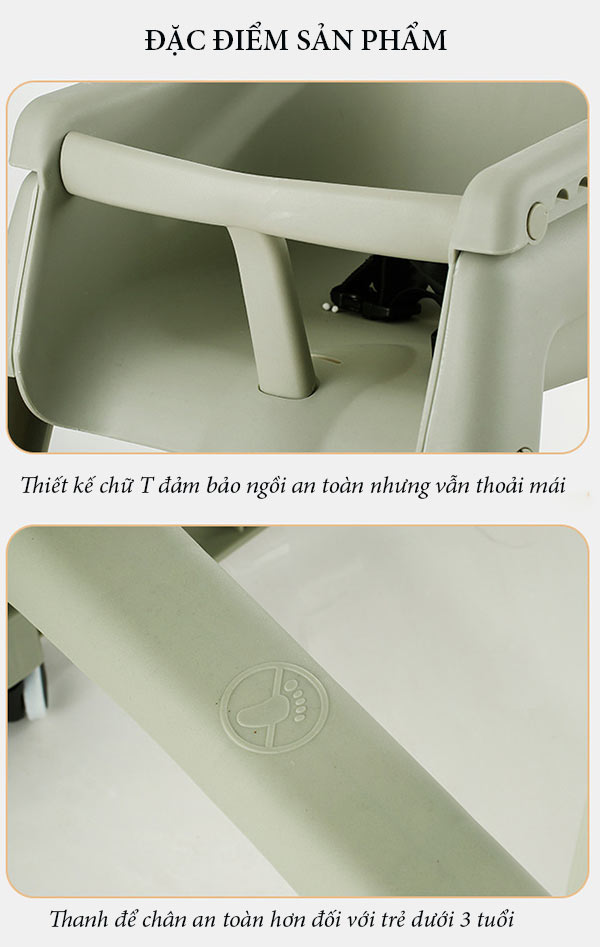 Tìm hiểu chi tiết kĩ hơn về ghế trẻ em nhà hàng
