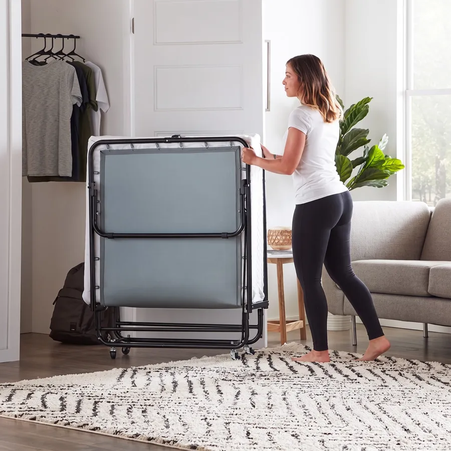 Extra bed gấp gọn có bánh xe