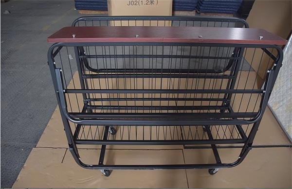 Khung giường extra bed khi gấp gọn