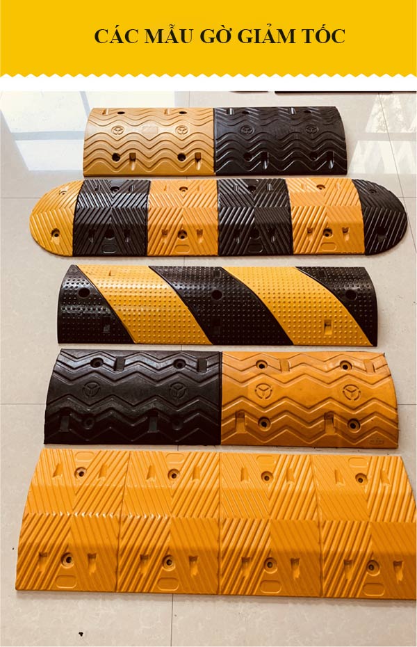 Tham khảo các mẫu gờ giảm tốc cao su Hành Tinh Xanh đang bán