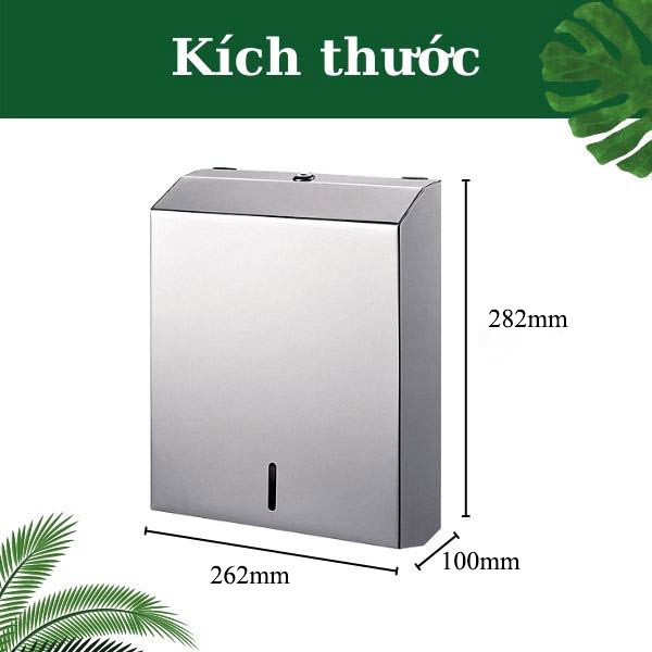 Chi tiết kích thước hộp đựng giấy vệ sinh