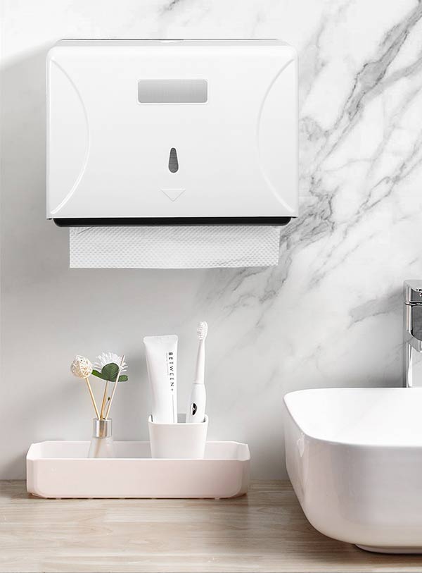 Mẫu hộp đựng giấy lau tay bằng nhựa gắn tường cỡ nhỏ