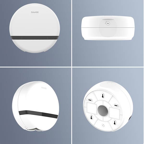 Cận cảnh thiết kế các mặt hộp để giấy vệ sinh