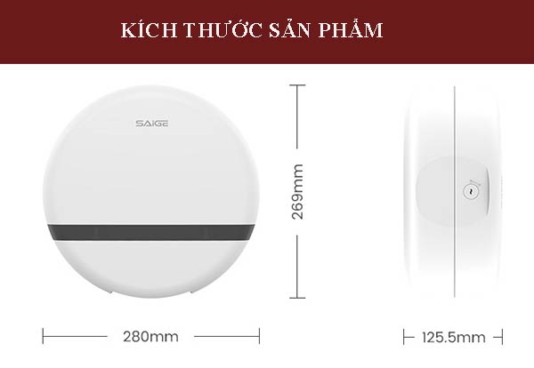Tham khảo kích thước hộp để giấy nhà tắm