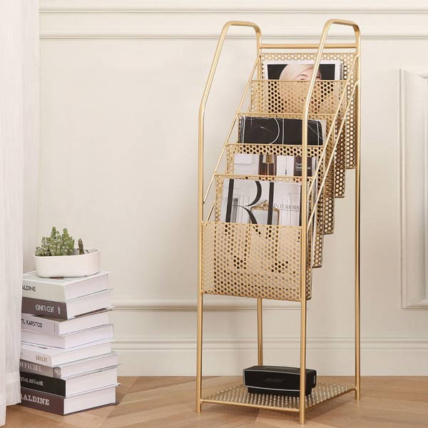 Kệ tạp chí sách báo 5 tầng