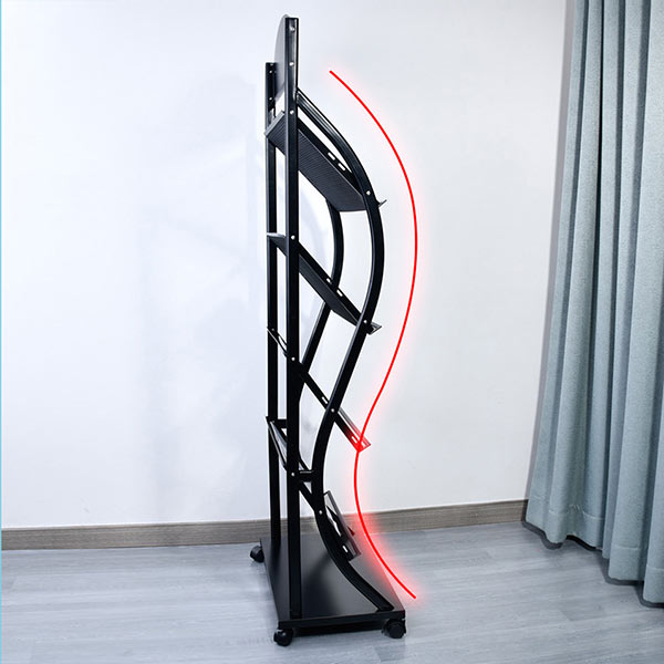 Đường cong mềm mại của kệ tạp chí