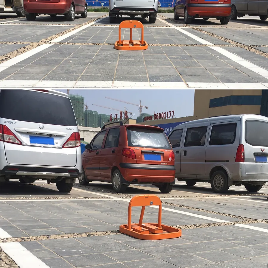 Khóa dừng xe ô tô trong bãi đậu xe