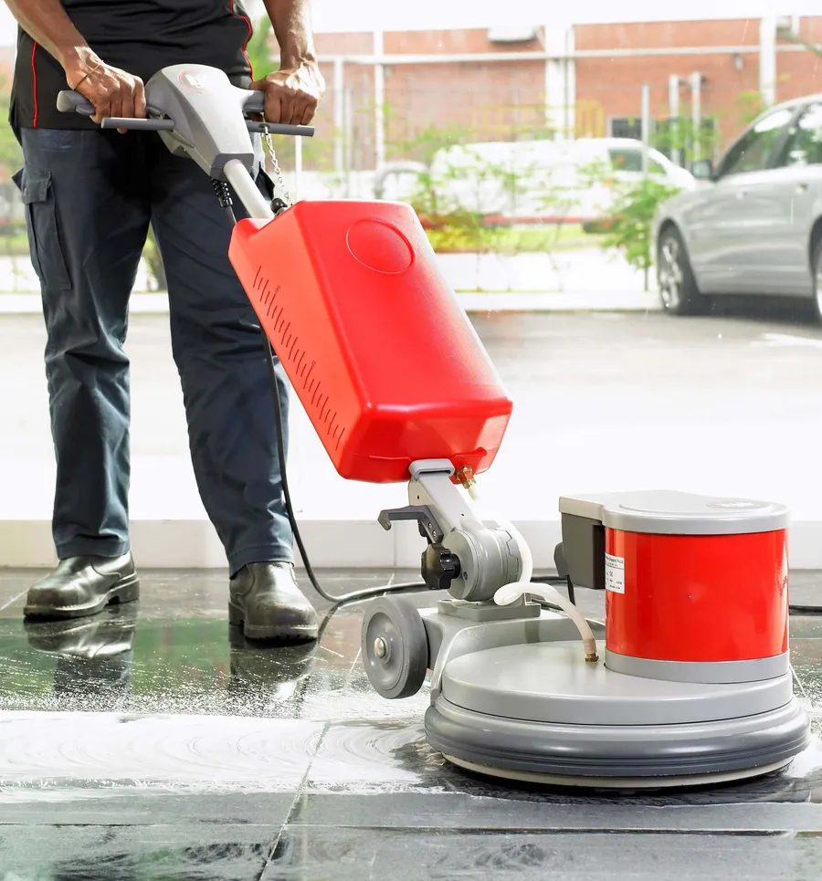 Sử dụng máy chà sàn