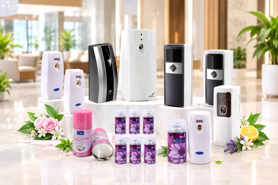 Máy xịt hương thơm phòng tự động trong toilet, nhà vệ sinh