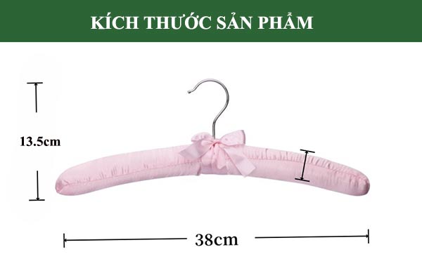 Chi tiết kích thước móc treo quần áo