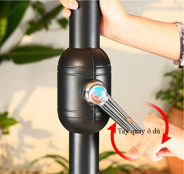 Tay quay điều khiển ô dù