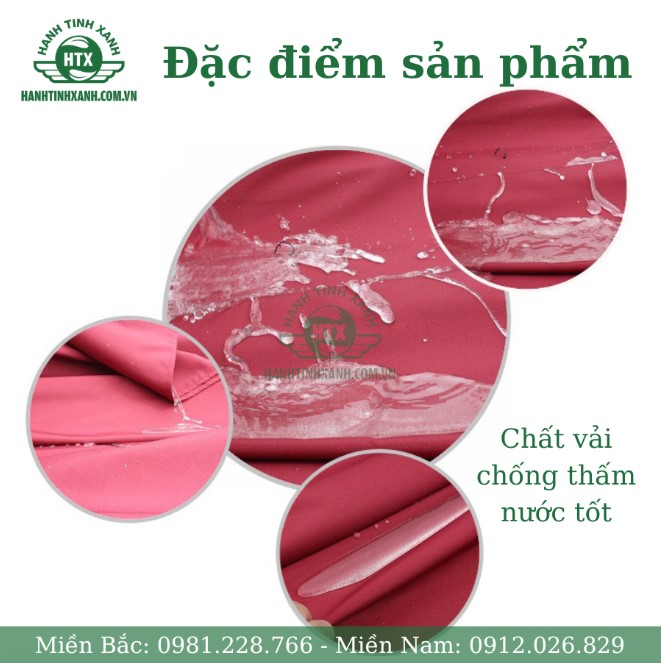 Chất vải của dù lệch tâm chống thấm nước tốt vào những ngày mưa lớn