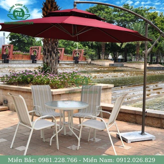 Review của khách hàng dùng ô lệch tâm tròn 3m tại Thủy Nguyên, Hải Phòng