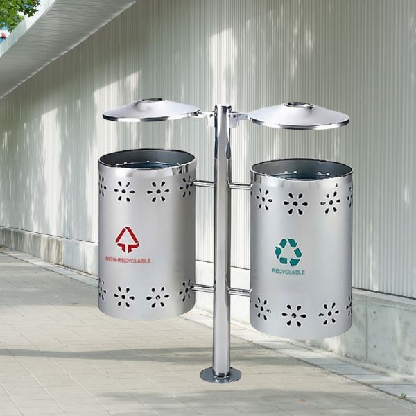 Thùng rác đẹp, chịu được tác động của thời tiết khắc nghiệt