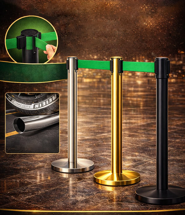 Mẫu trụ chắn dây căng kéo màu xanh lá của Hành Tinh Xanh