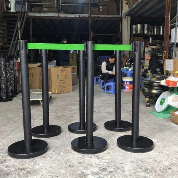 Hành Tinh Xanh lắp ráp cột chắn dây xanh lá cho khách