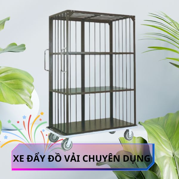 Xe đẩy đồ vải chuyên dụng dành cho các cơ sở y tế