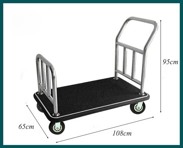 Kích thước xe đẩy hành lý