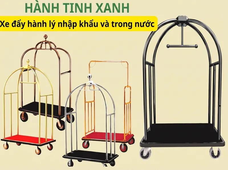 Xe đẩy hành lý cao cấp Hành Tinh Xanh