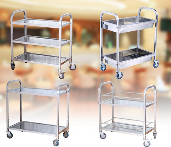 Liên hệ Hành Tinh Xanh để sở hữu xe đẩy inox nhiều tầng