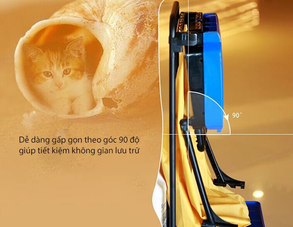 Khung treo túi vải và nắp nhựa túi vải có thể gập gọn