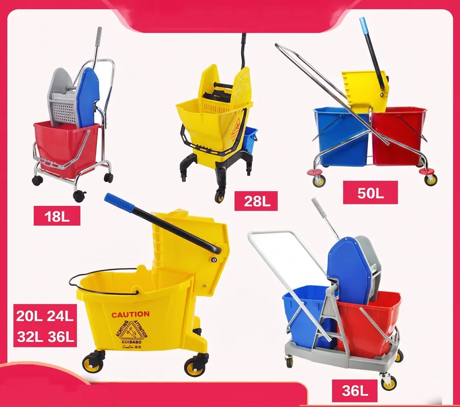 Các loại xe vắt móp đơn, đôi