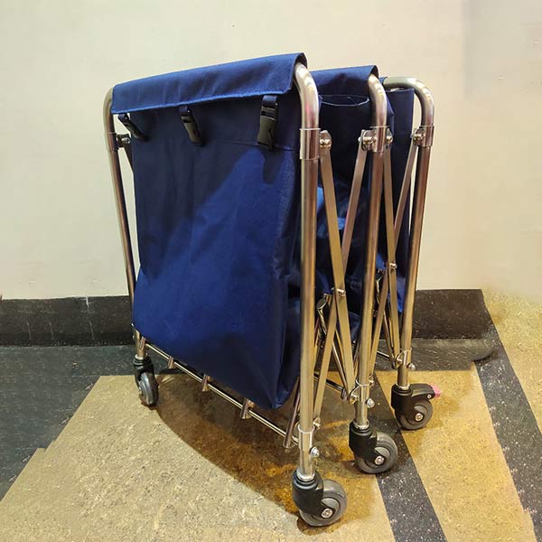 Xe giặt là 2 ngăn túi vải